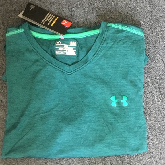 Under Armour Aqua V-Neck Tee - Picture 1 of 4